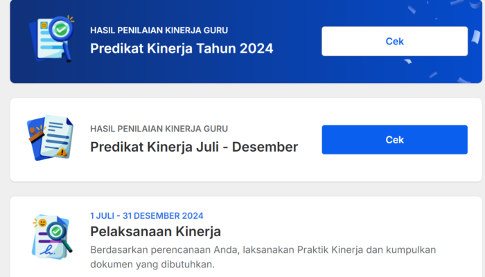 Sinkronisasi PMM dan E-Kinerja Juli–Desember 2024 untuk Guru dan Kepala Sekolah